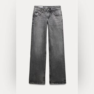 ZARA Low-Rise Wide Leg Jeans | Size: 6